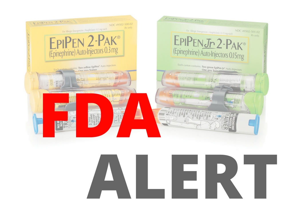 FDA Alert Epipen Auto-Injector Mylan